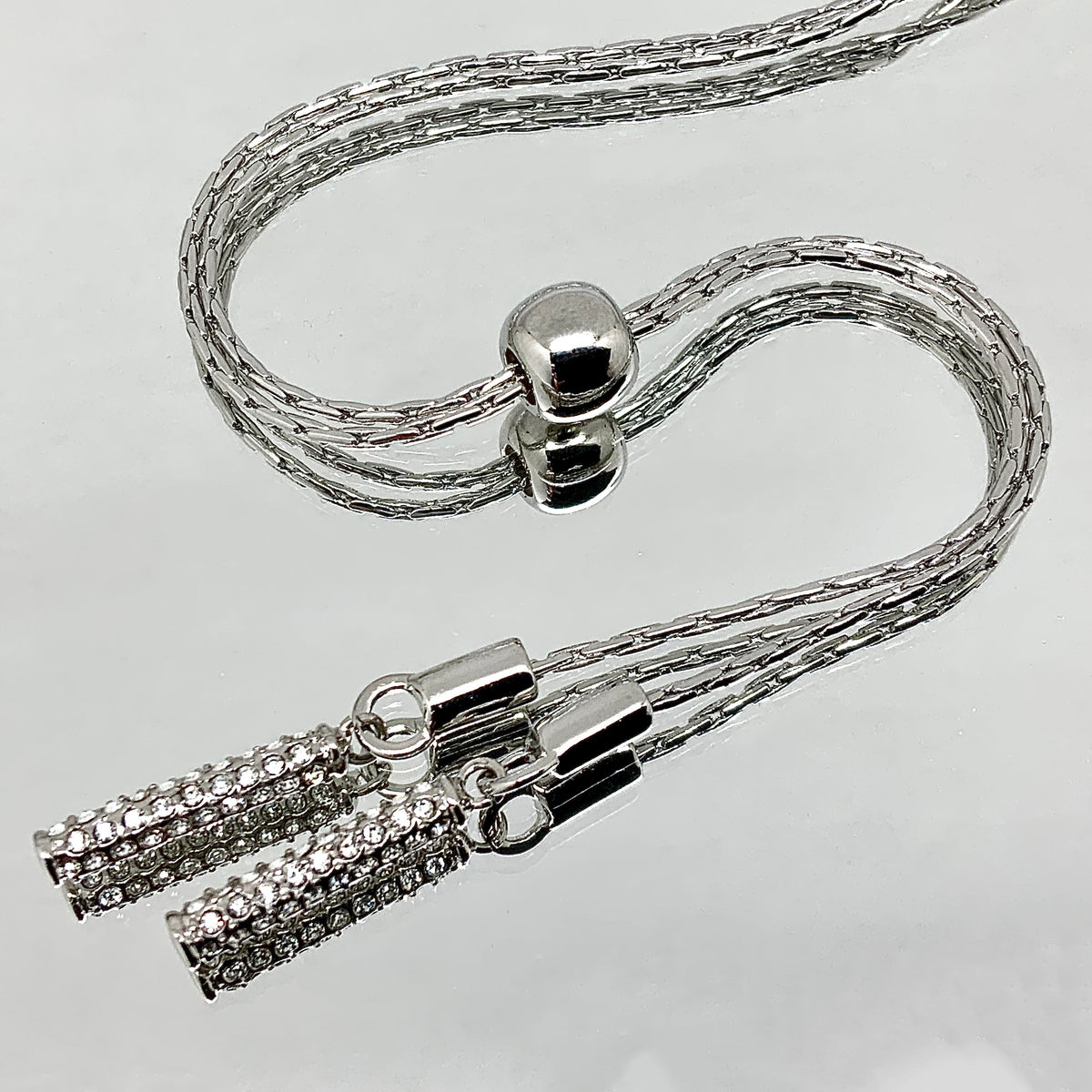 Premium Crystal Lariat Closure Necklace
