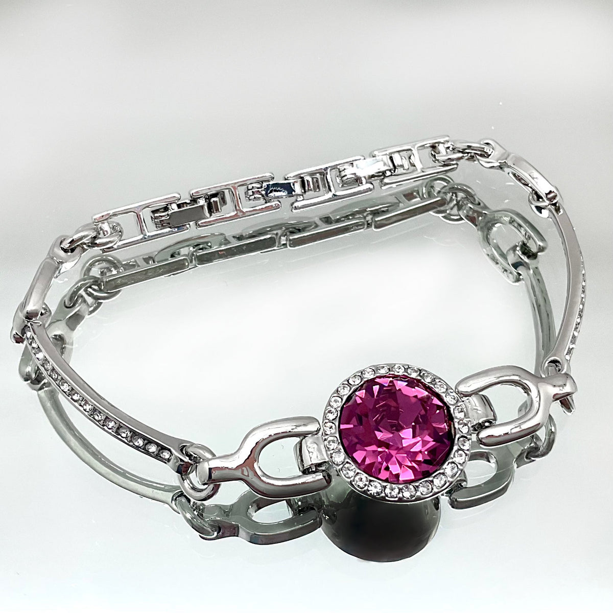 Round Cut Crystal Set