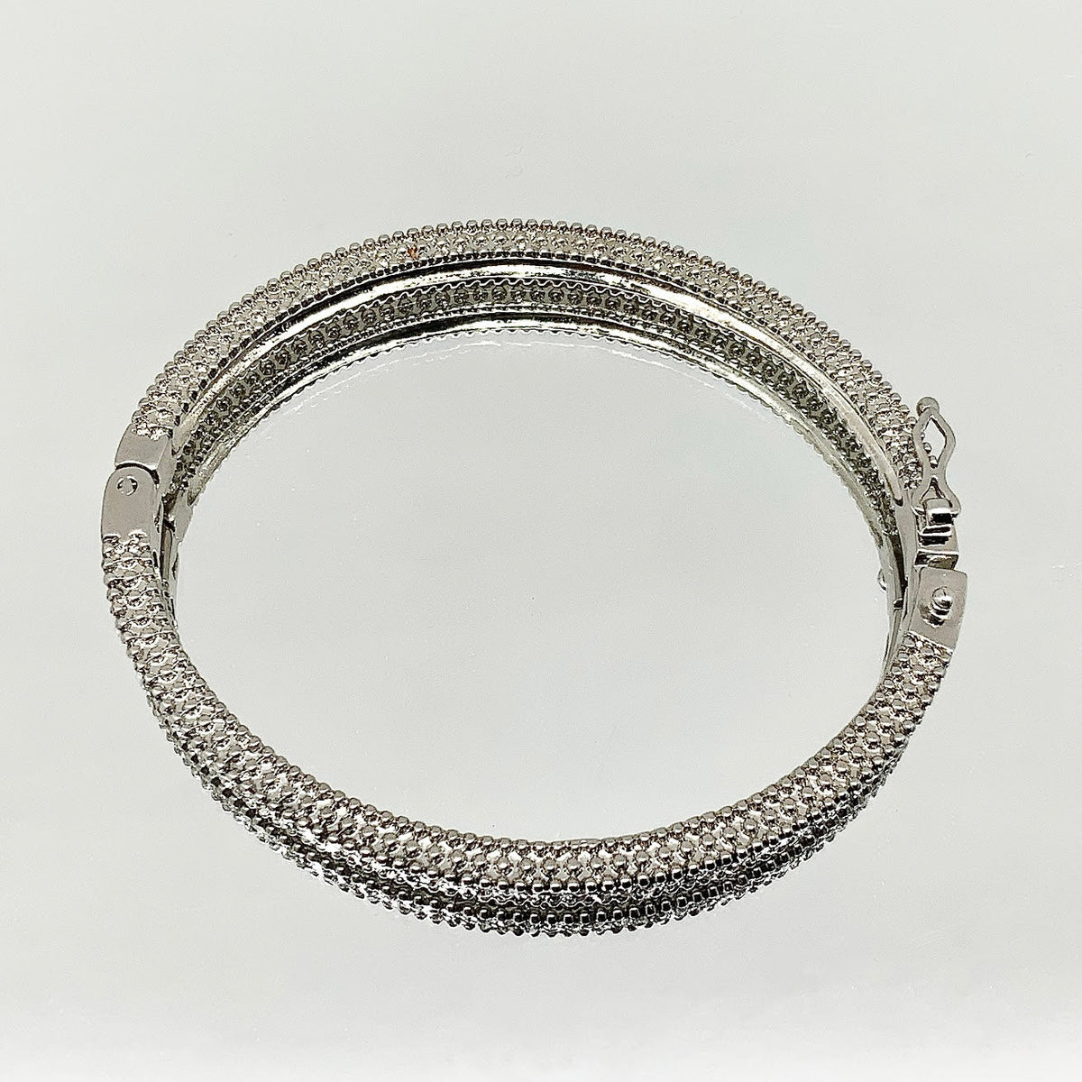 Premium Crystal 2 Row Crystal Bangle