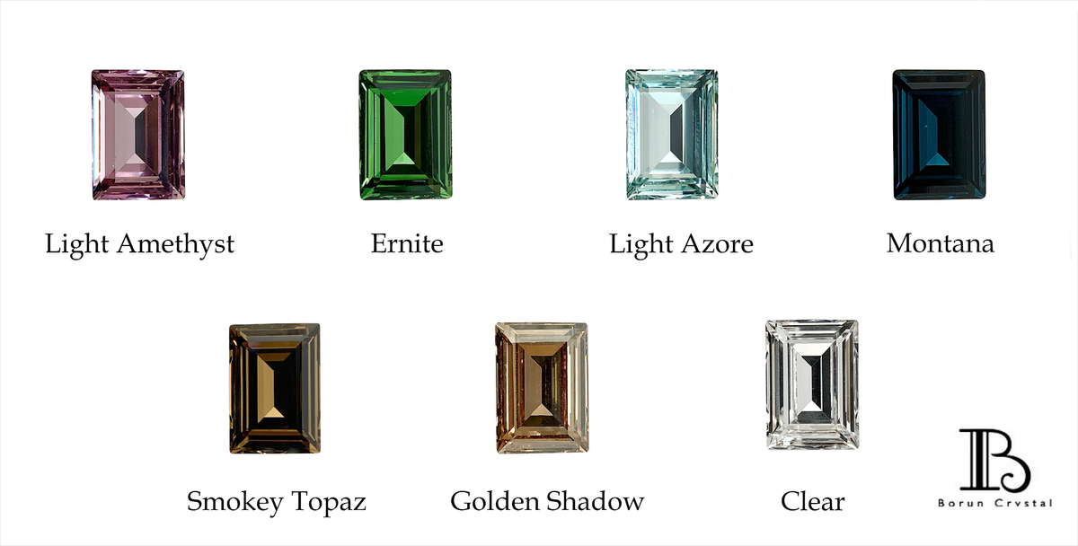 Premium Crystal Step Cut Set