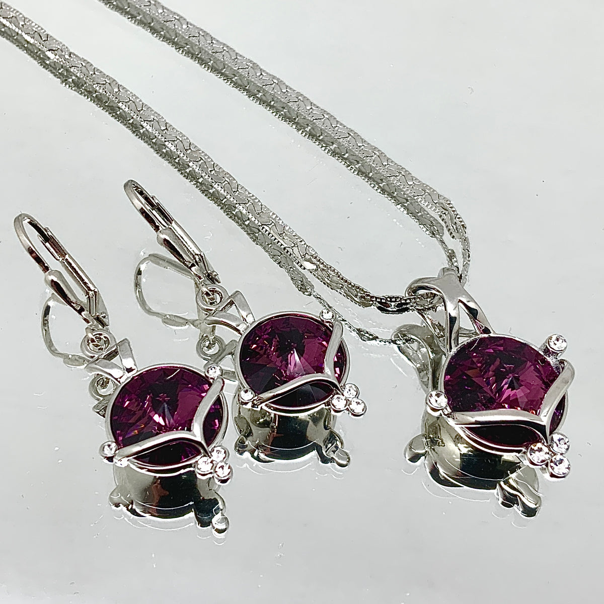 Premium Crystal Rivoli Cut Princess Set