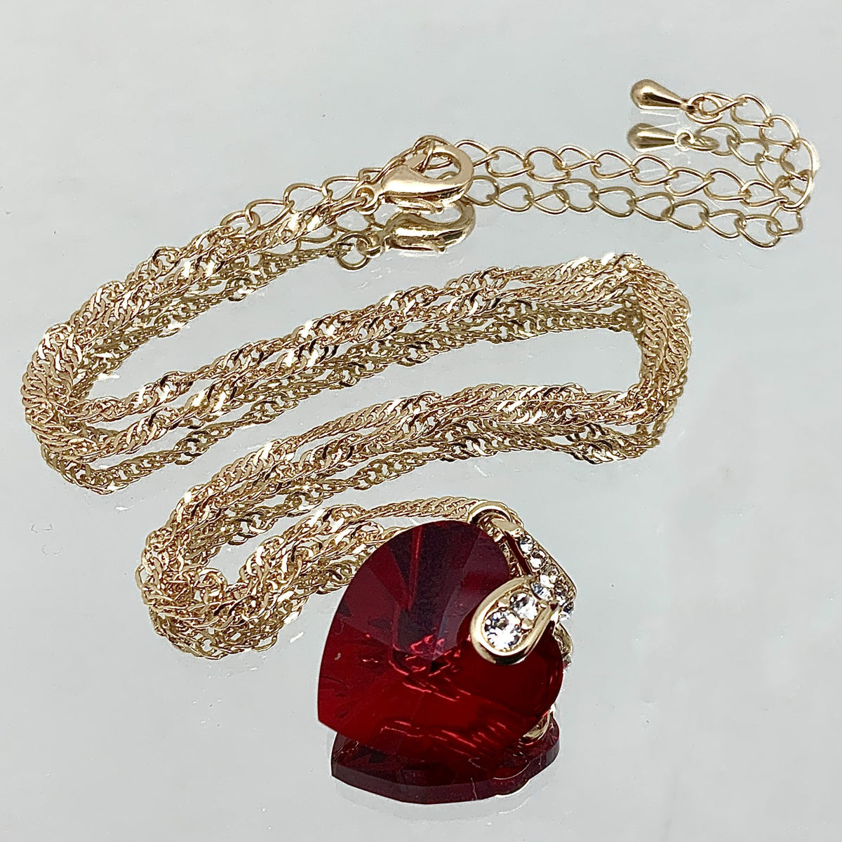 Premium Crystal Heart Set
