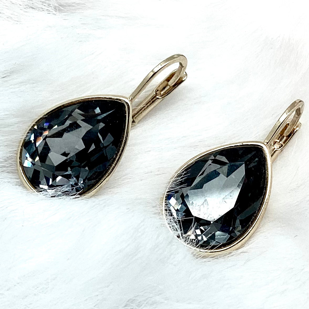Teardrop Crystal Earrings