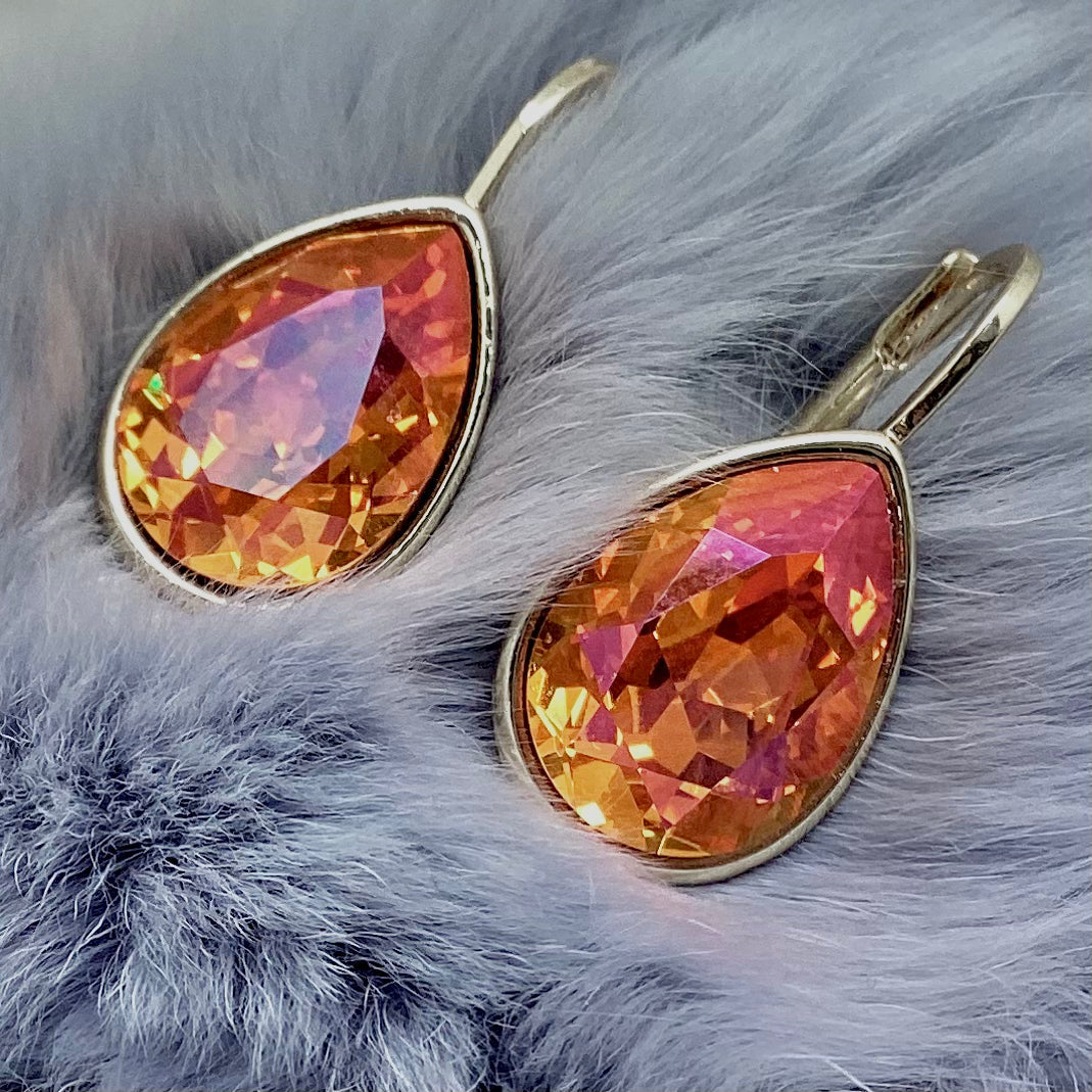 Teardrop Crystal Earrings