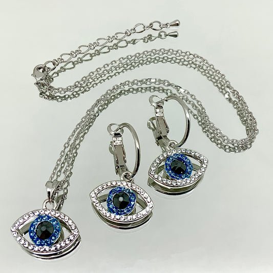 Premium Crystal Evil Eye Set