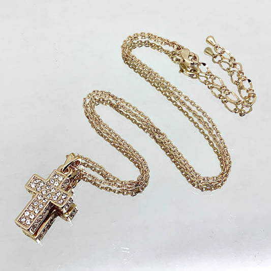 Crystal Cross Necklace