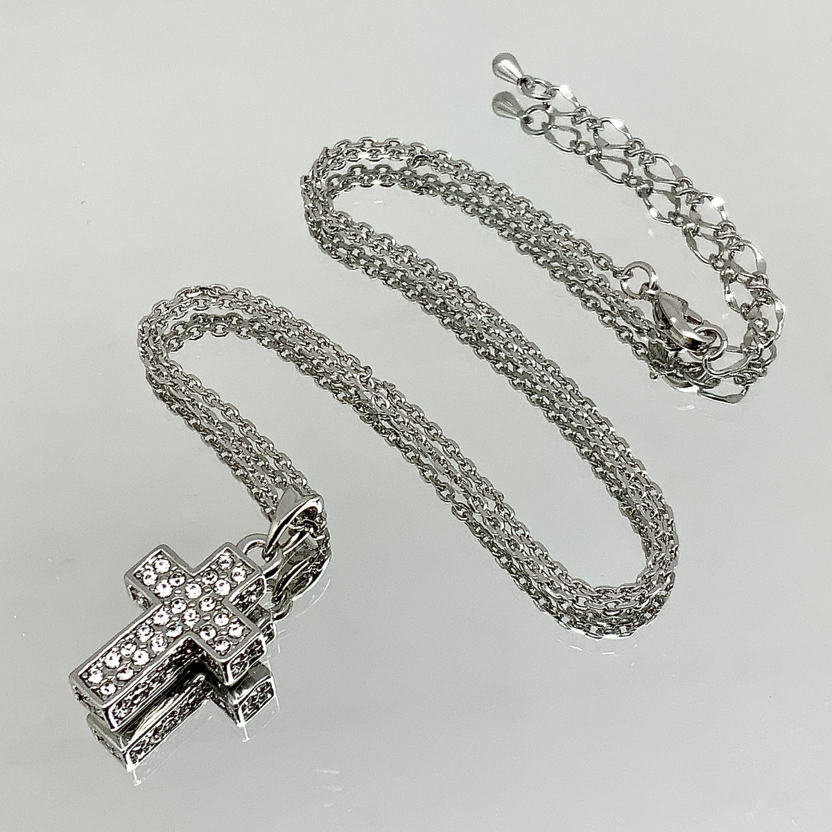Crystal Cross Necklace