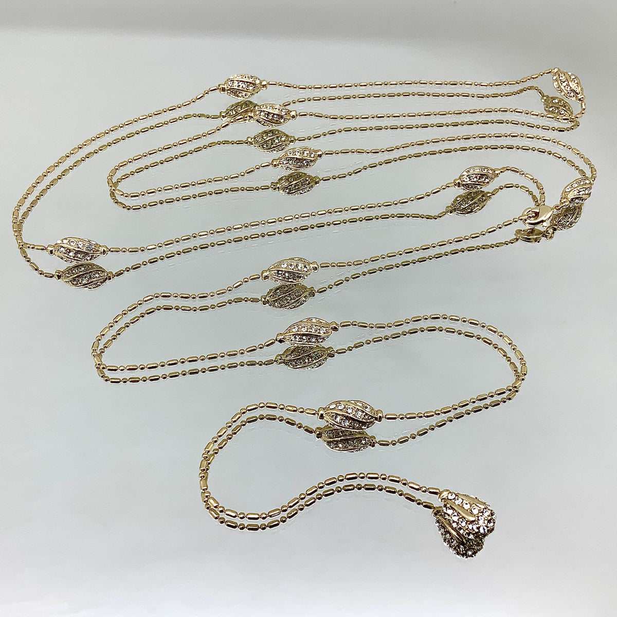 Premium Crystal Long Chain Set