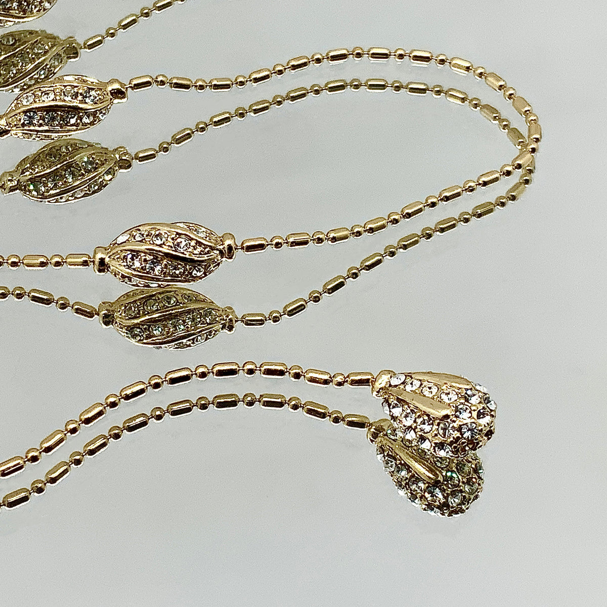 Premium Crystal Long Chain Set