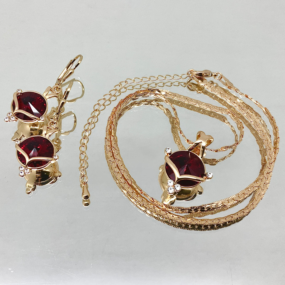 Premium Crystal Rivoli Cut Princess Set