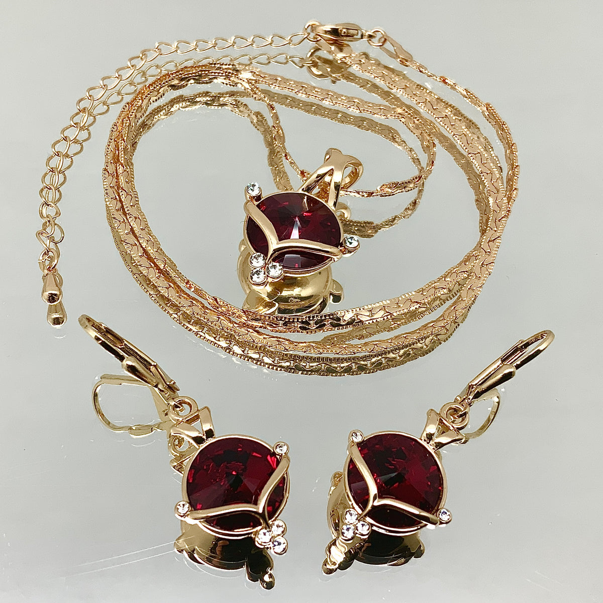 Premium Crystal Rivoli Cut Princess Set