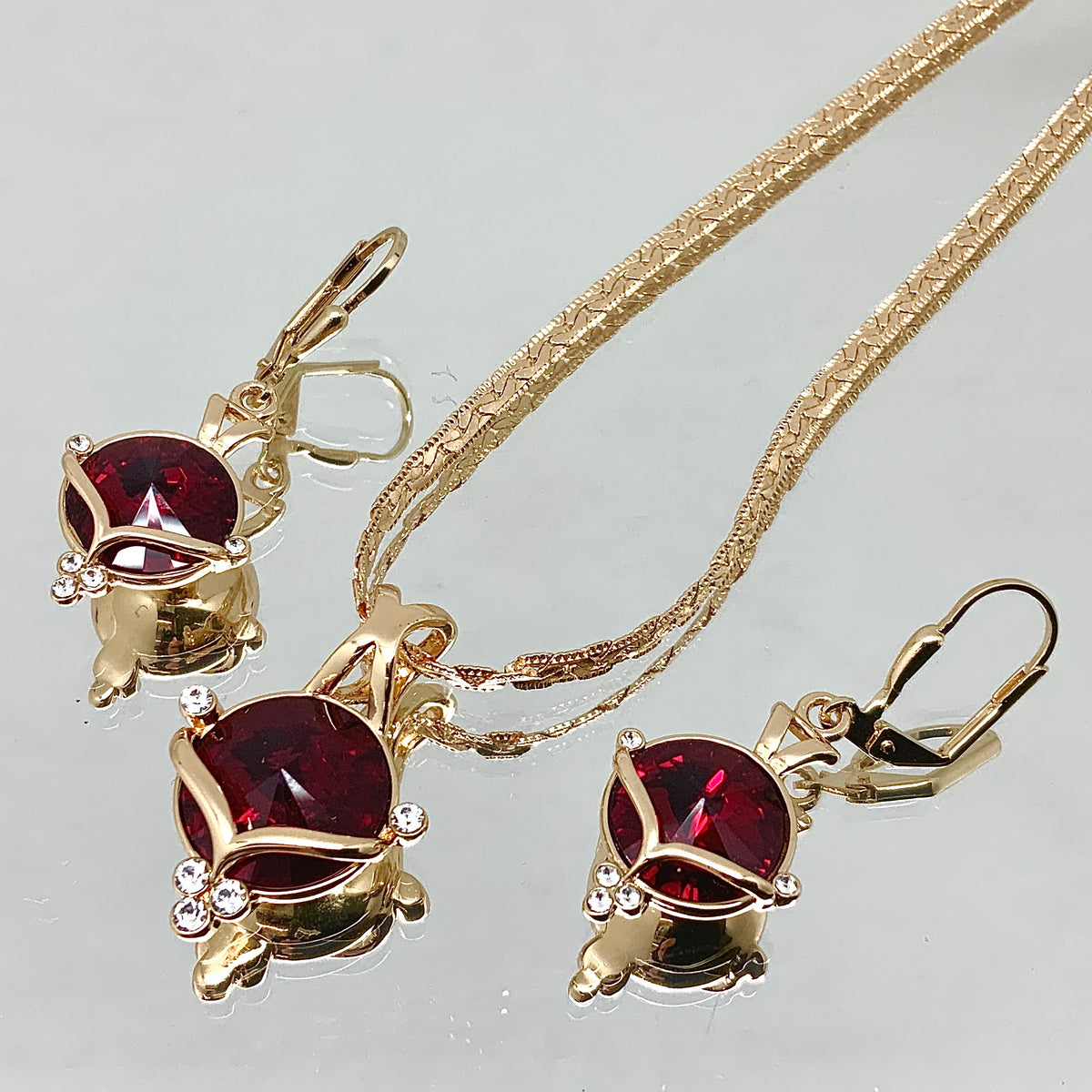 Premium Crystal Rivoli Cut Princess Set