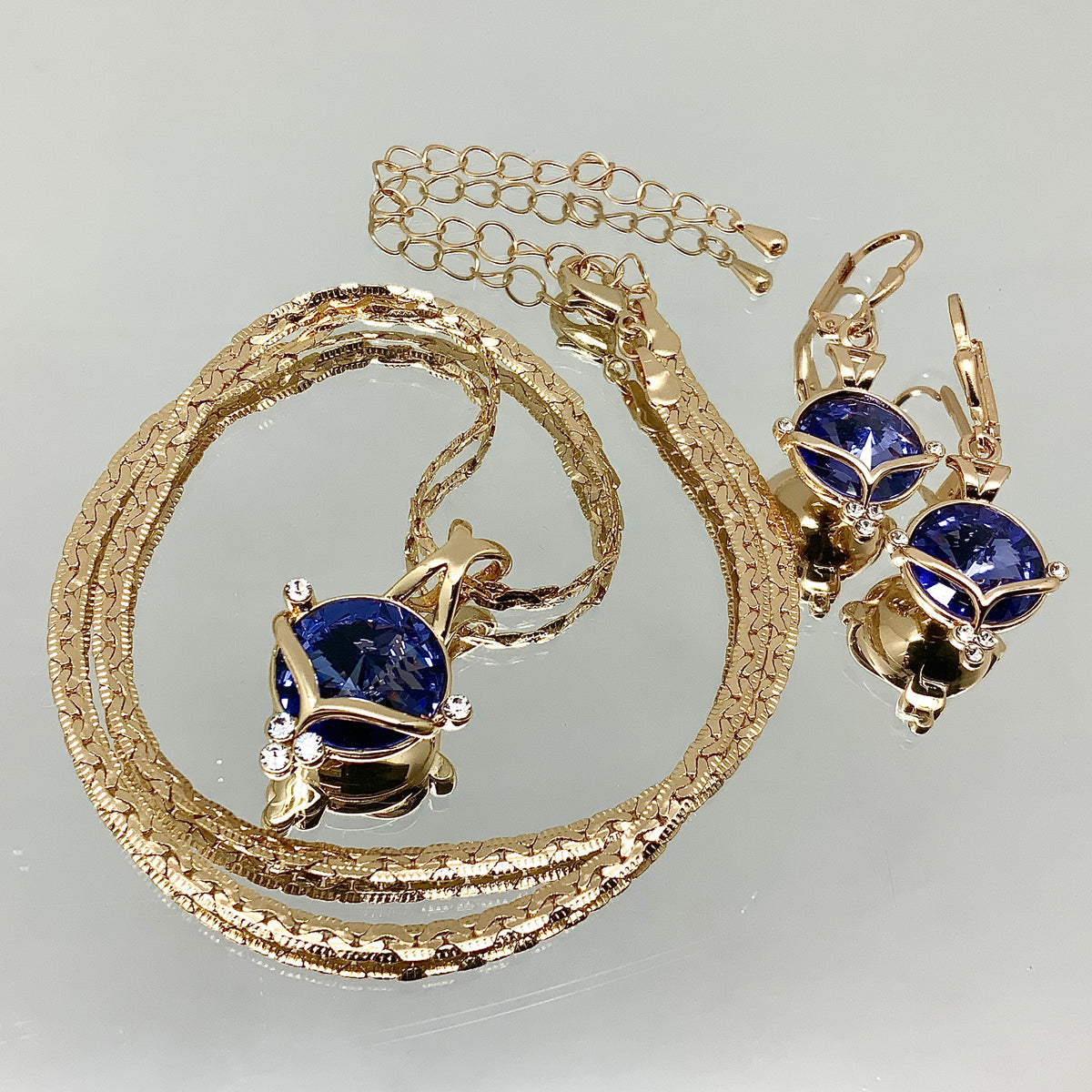 Premium Crystal Rivoli Cut Princess Set