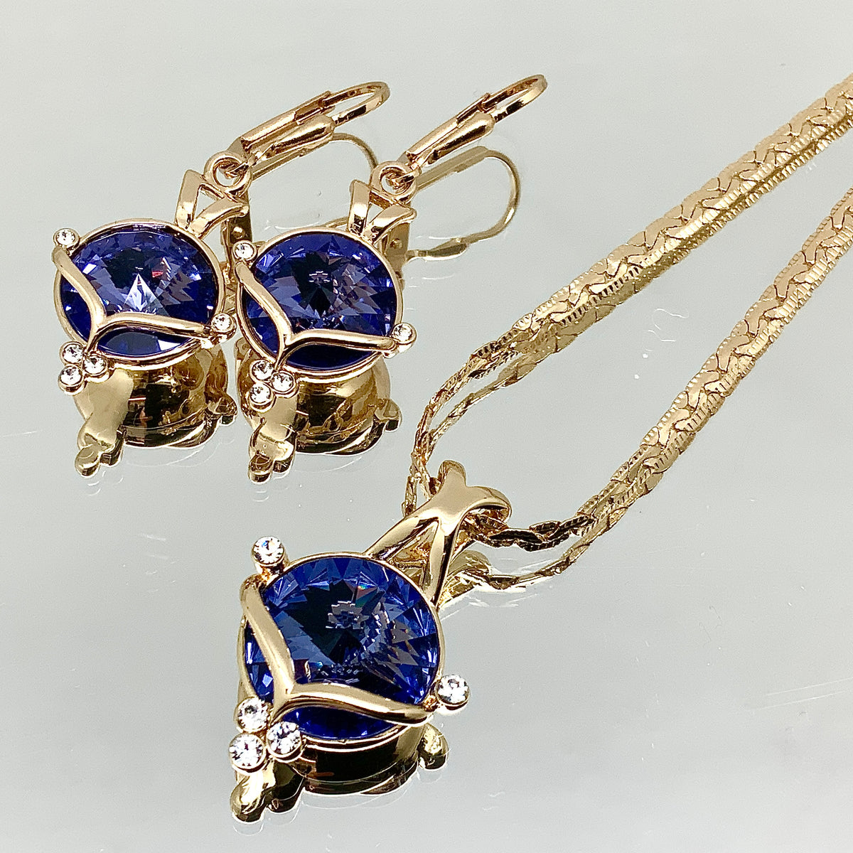 Premium Crystal Rivoli Cut Princess Set