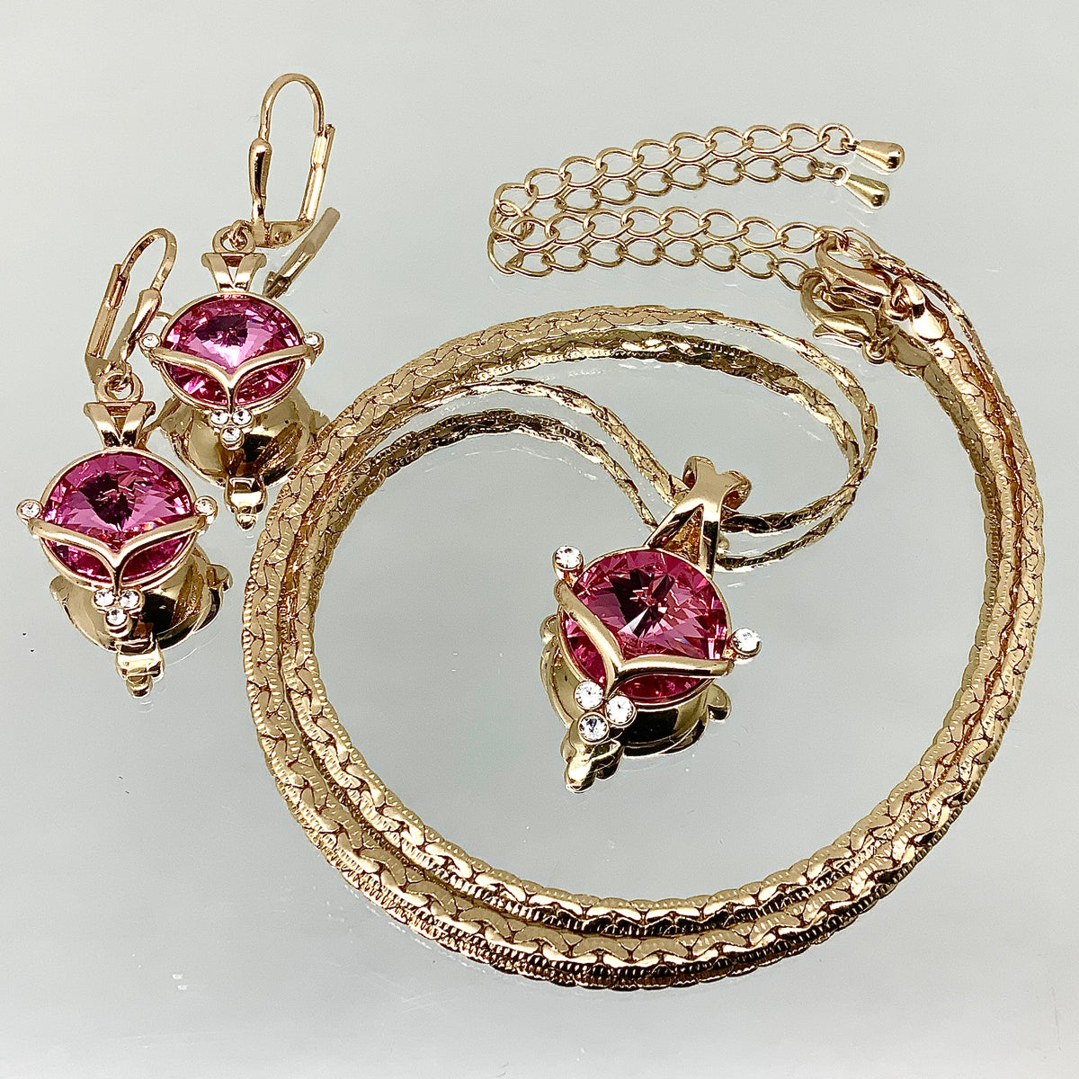Premium Crystal Rivoli Cut Princess Set