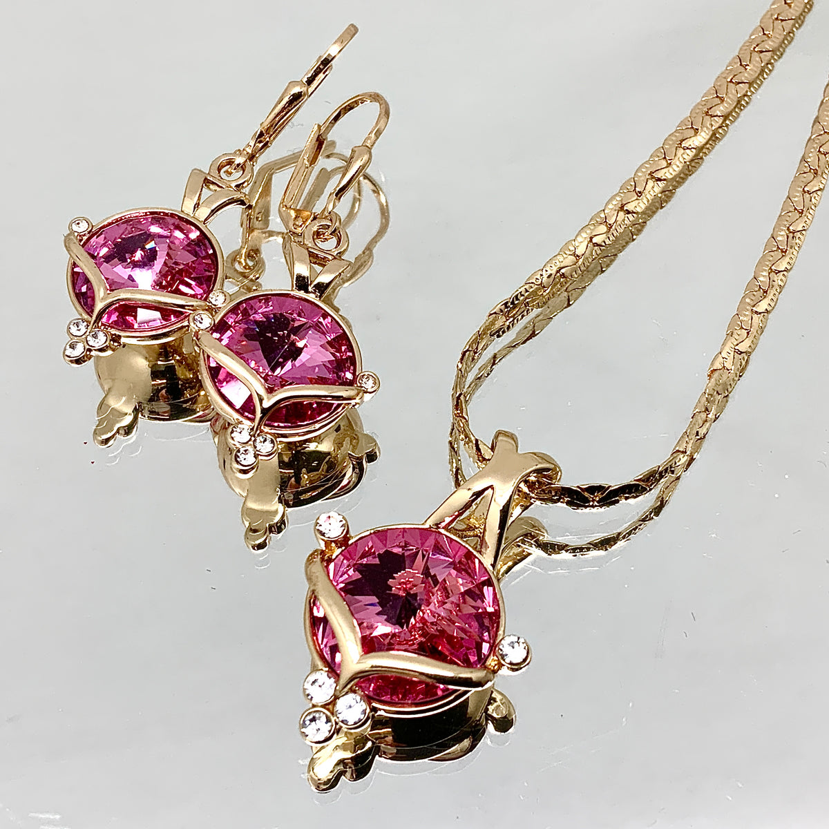 Premium Crystal Rivoli Cut Princess Set