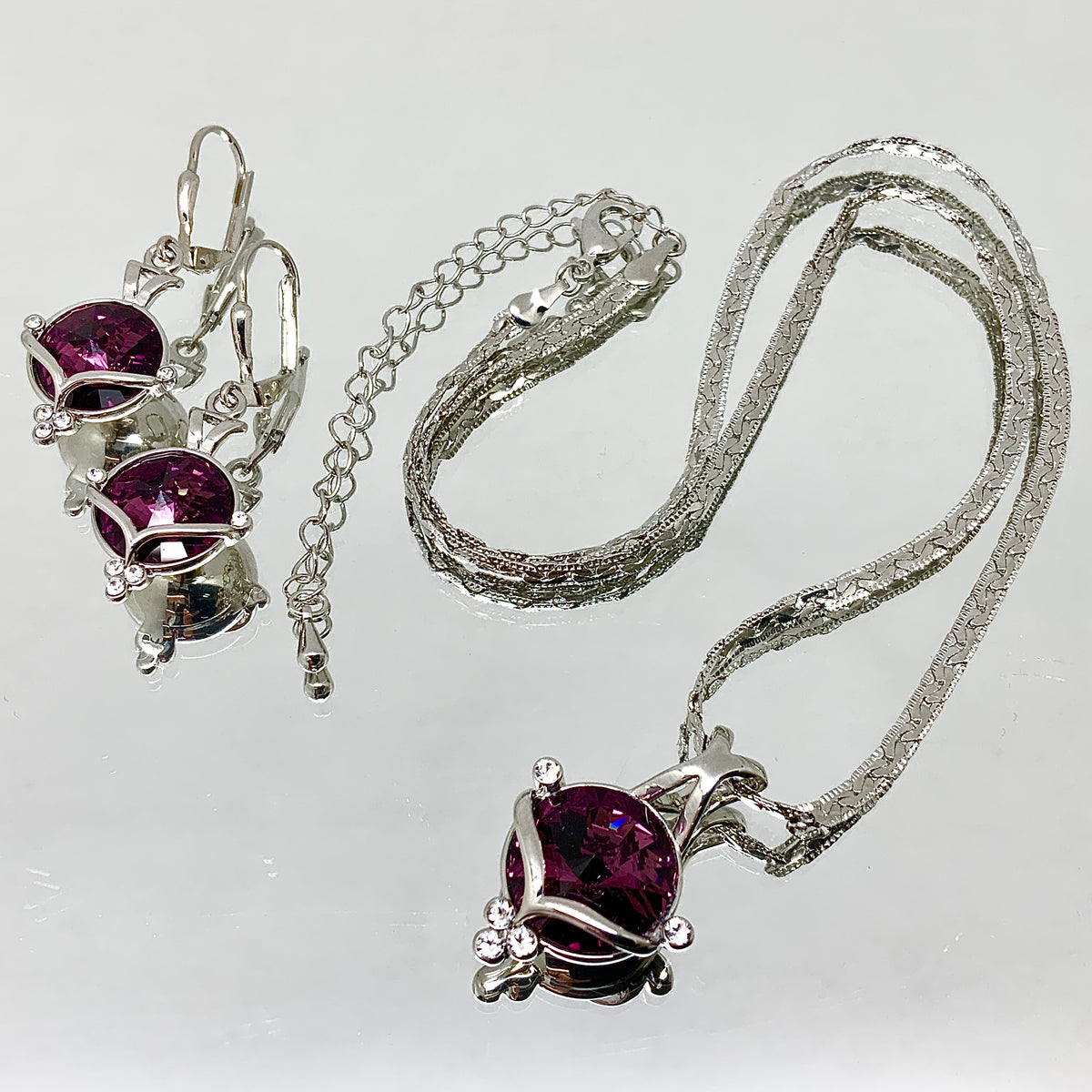 Premium Crystal Rivoli Cut Princess Set
