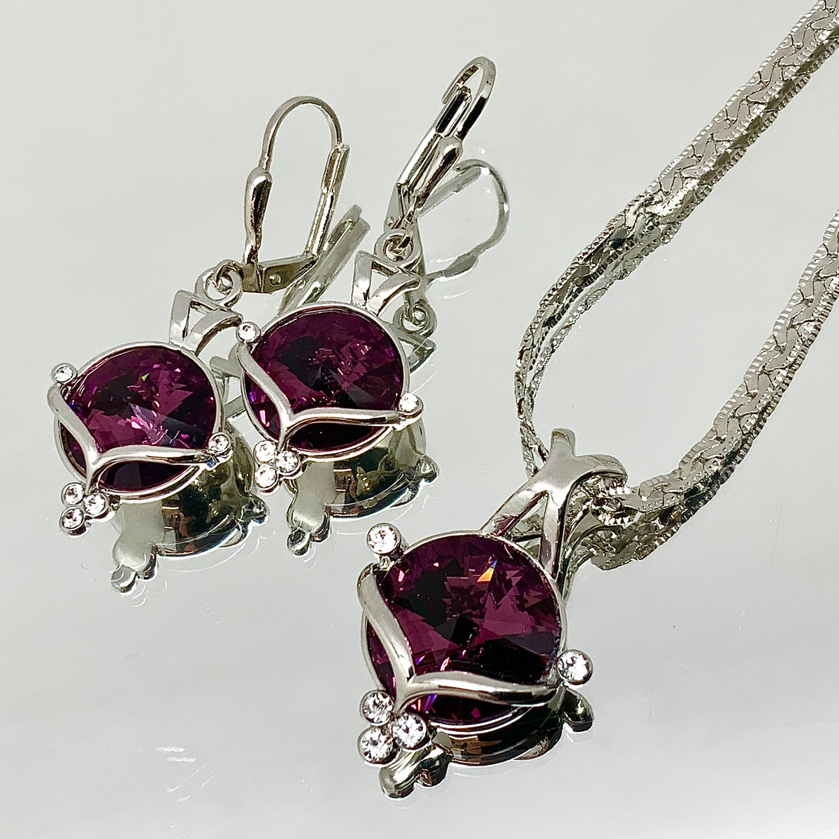 Premium Crystal Rivoli Cut Princess Set
