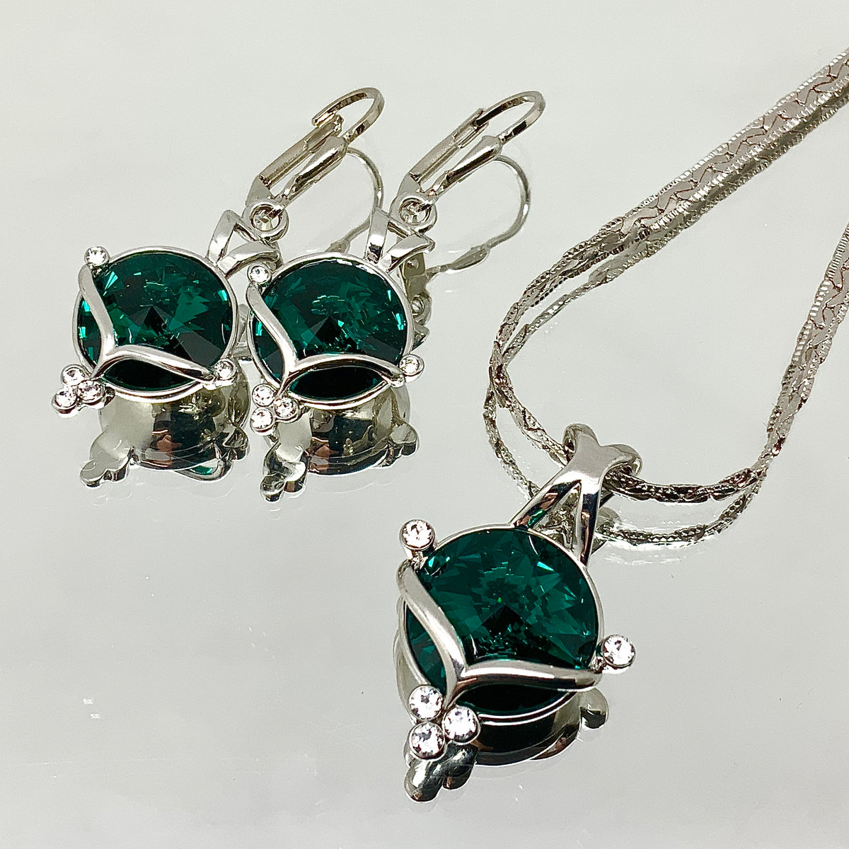 Premium Crystal Rivoli Cut Princess Set