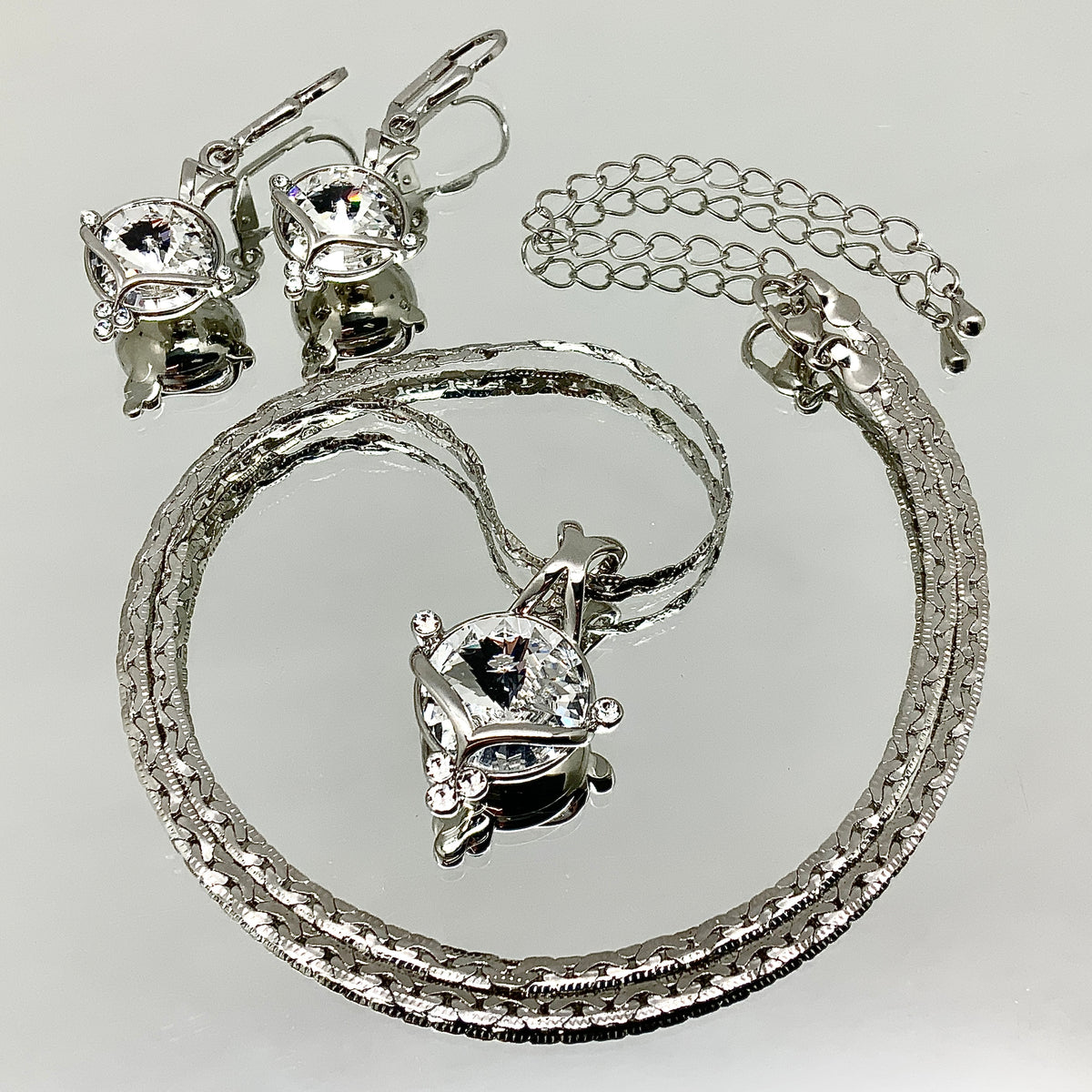 Premium Crystal Rivoli Cut Princess Set