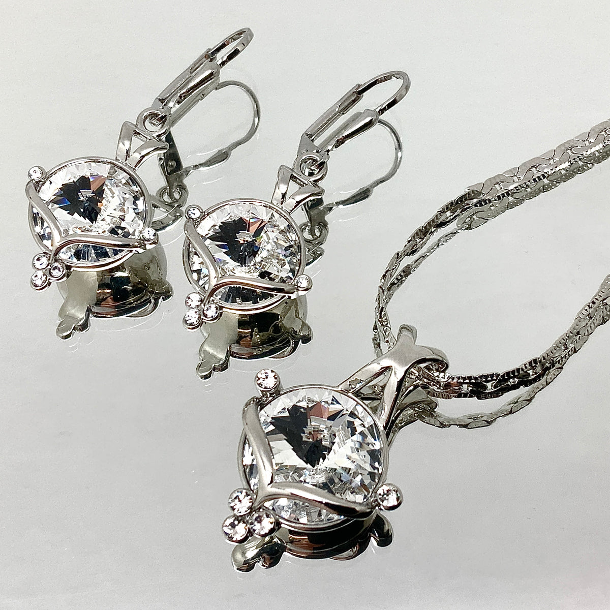 Premium Crystal Rivoli Cut Princess Set