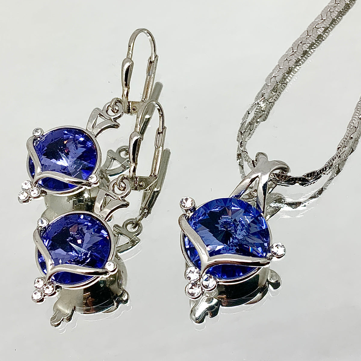 Premium Crystal Rivoli Cut Princess Set