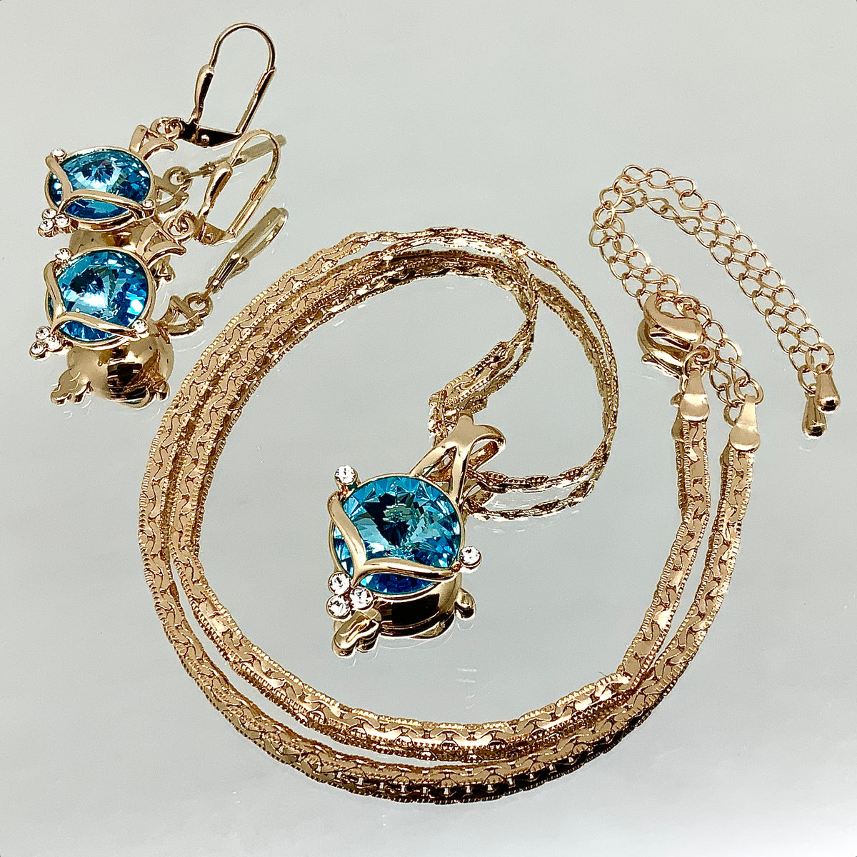 Premium Crystal Rivoli Cut Princess Set