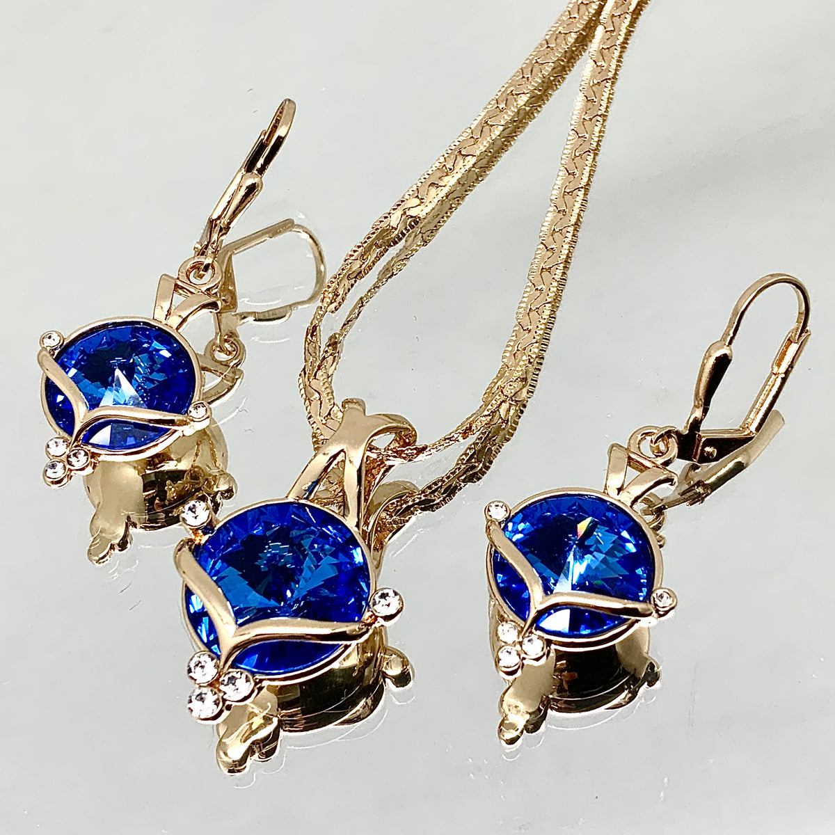 Premium Crystal Rivoli Cut Princess Set