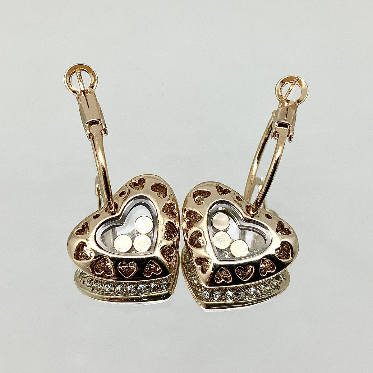 Premium Crystal Floating Heart