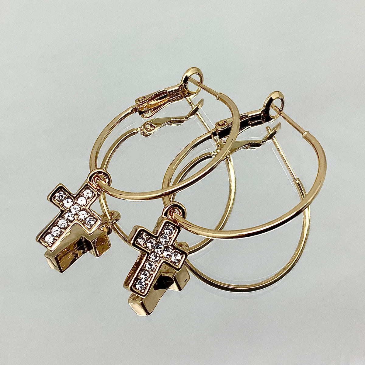 Premium Crystal Small Cross Set