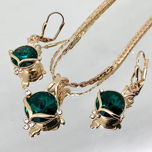 Premium Crystal Rivoli Cut Princess Set