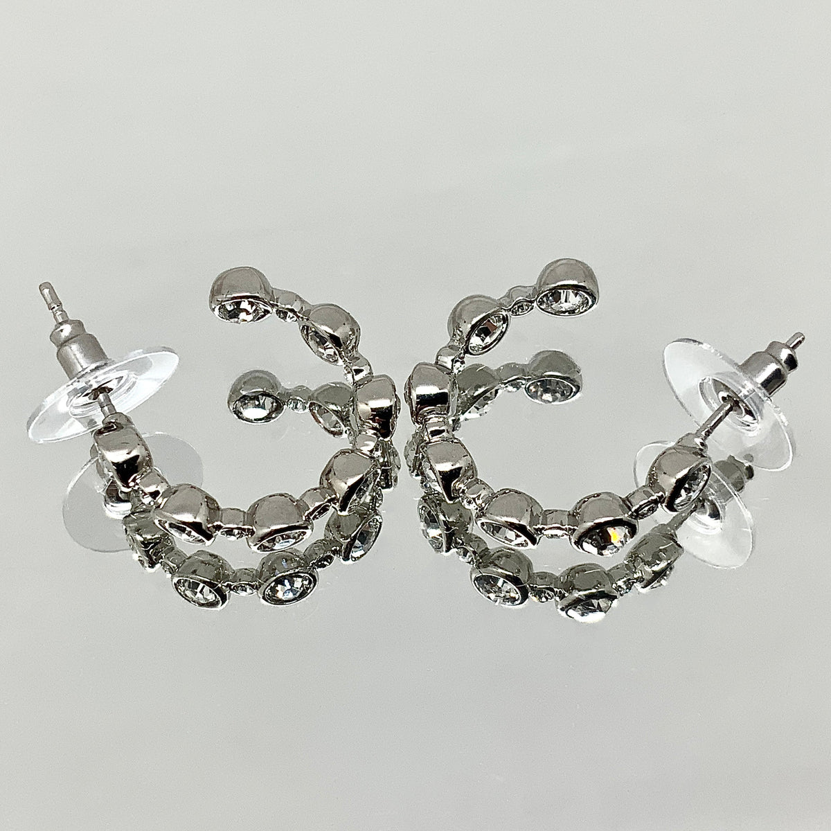 Bubble Crystal Cluster Earrings