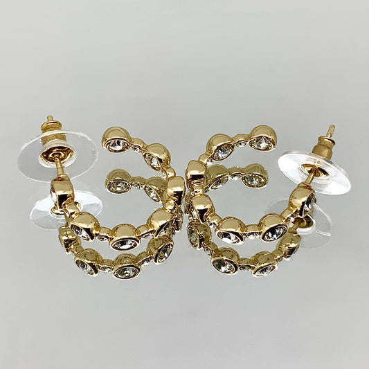 Bubble Crystal Cluster Earrings