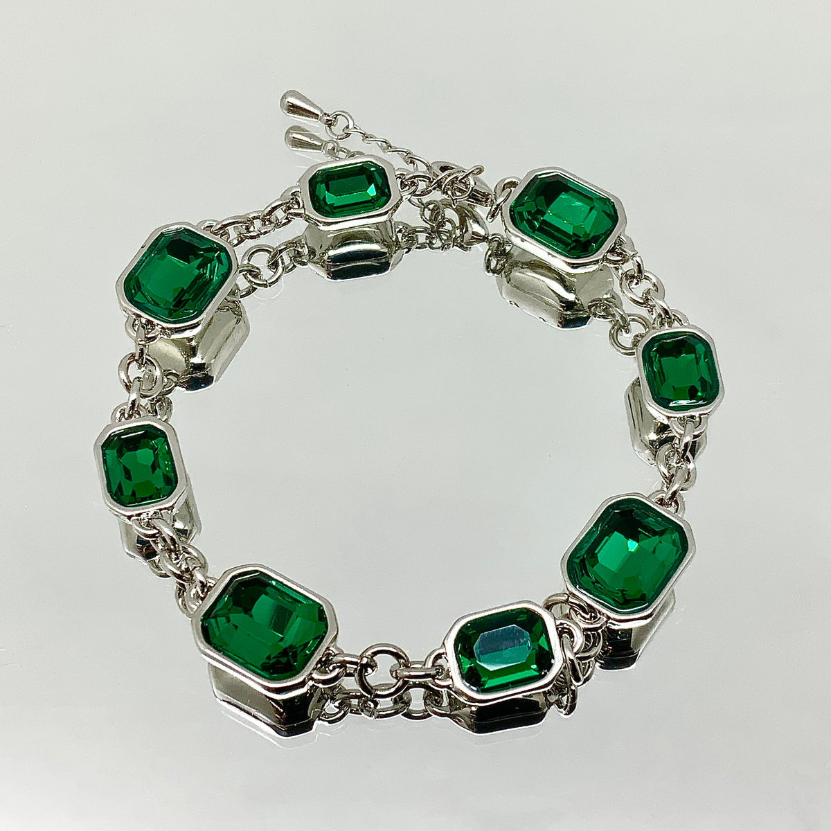 Emerald Cut Premium Crystal Set