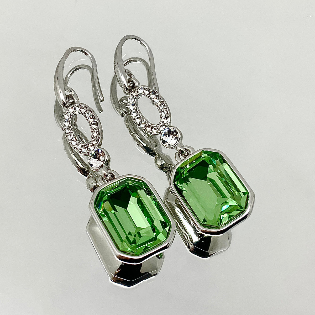 Emerald Cut Small Crystal Set