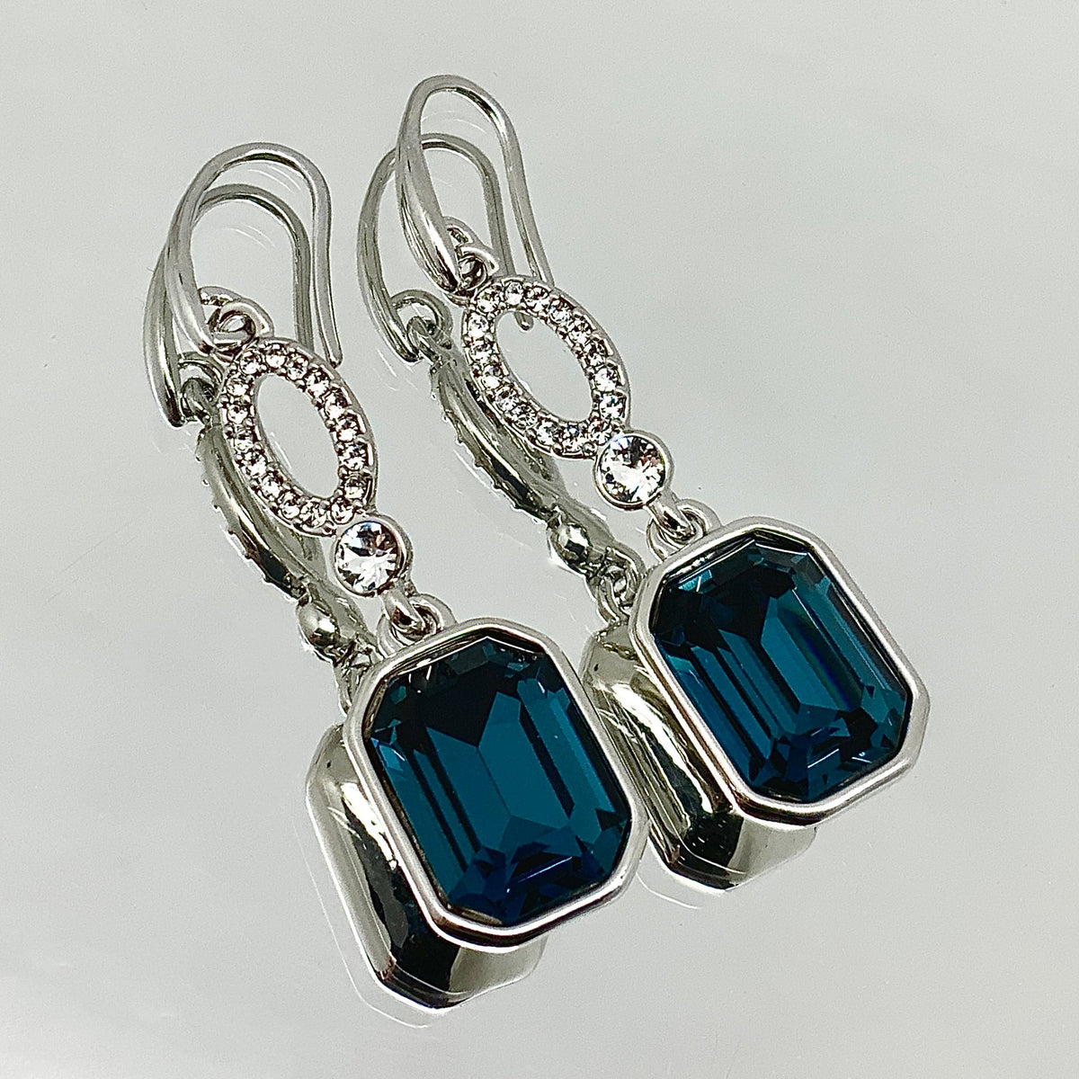 Emerald Cut Small Crystal Set