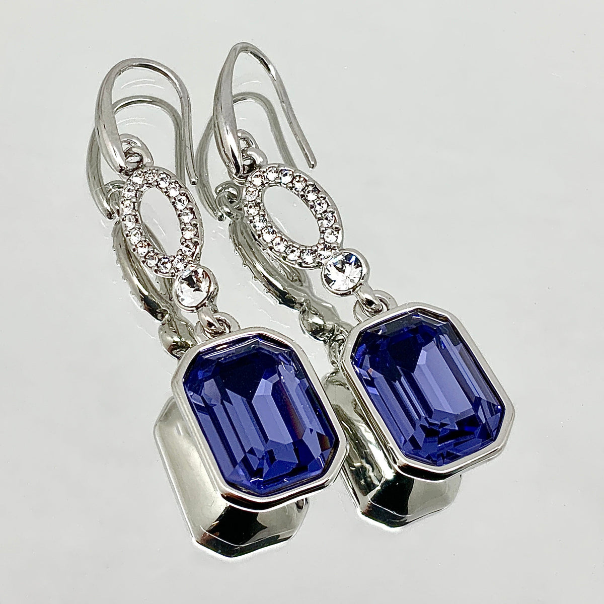 Emerald Cut Small Crystal Set