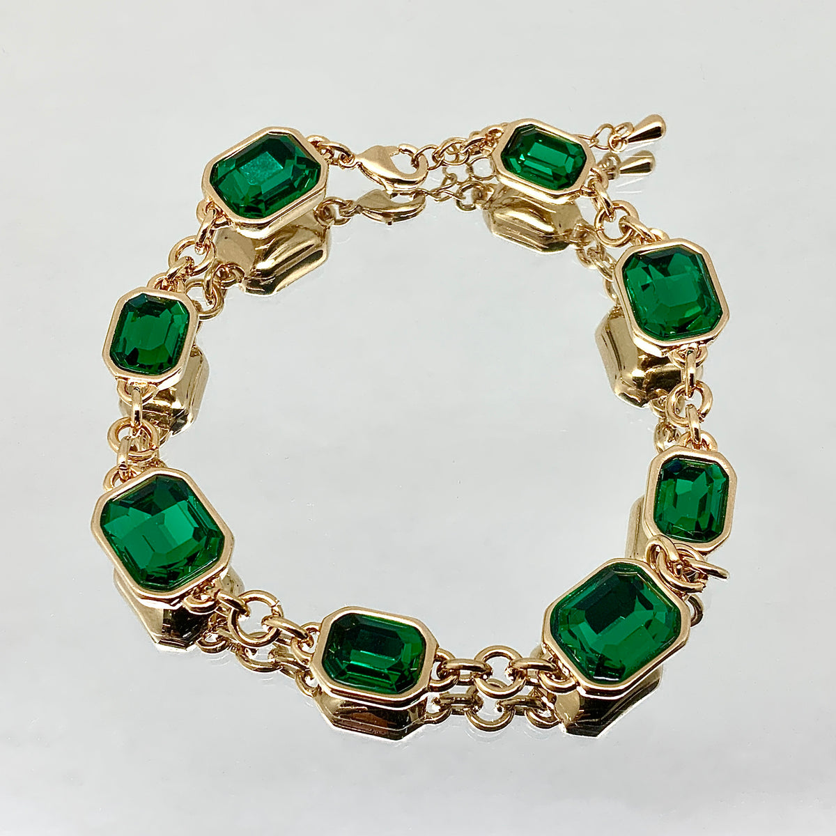 Emerald Cut Premium Crystal Set