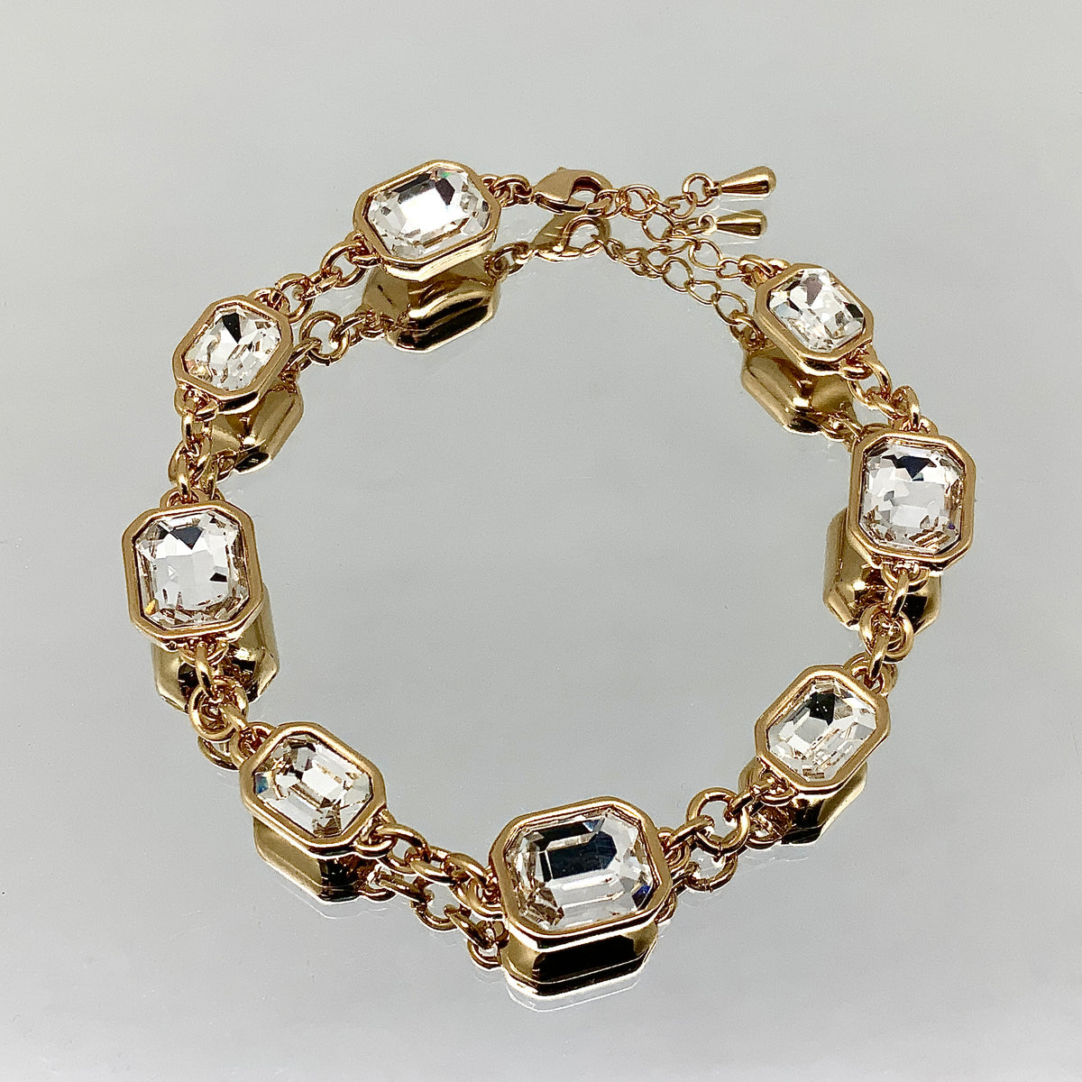 Emerald Cut Premium Crystal Set