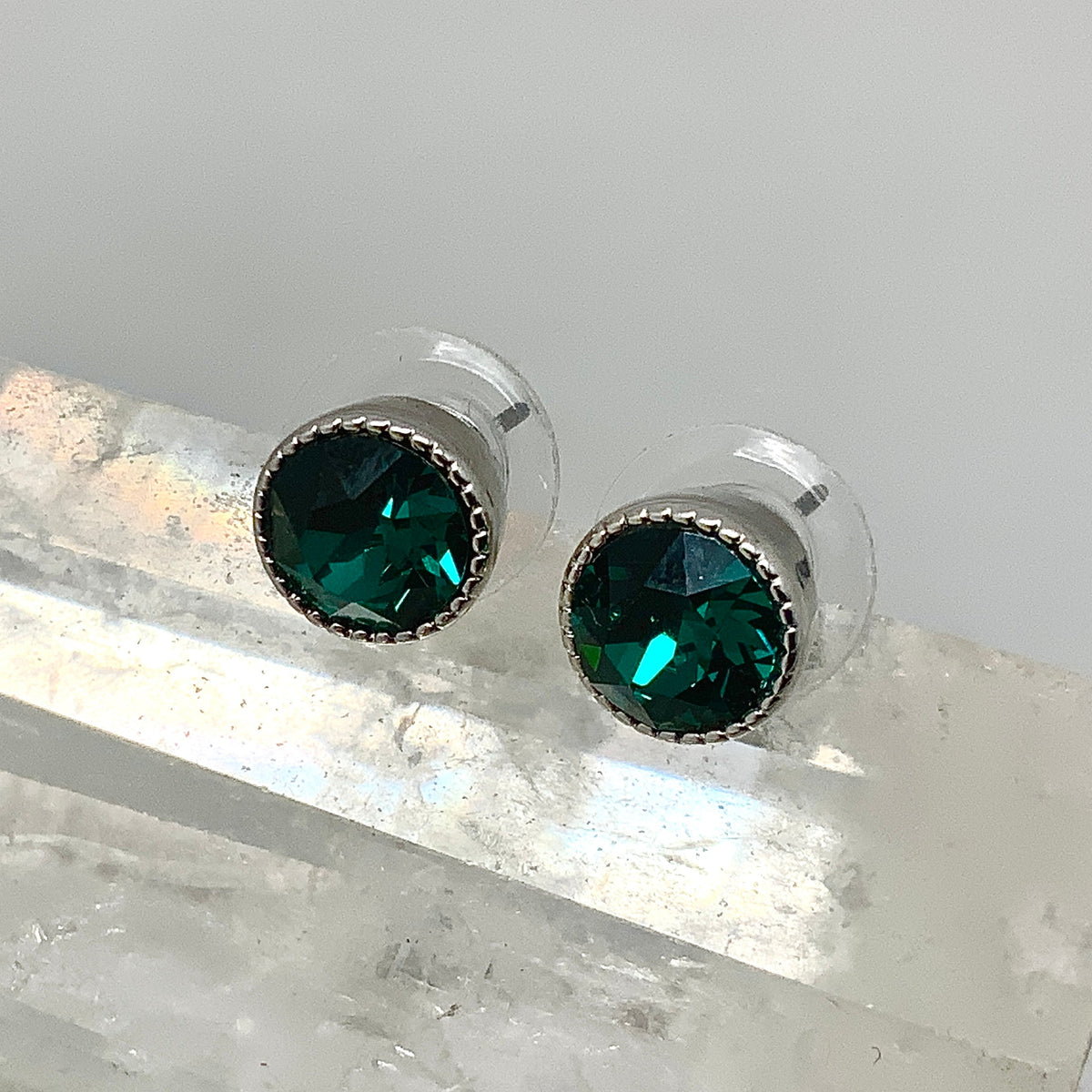 Small Crystal Stud Earrings