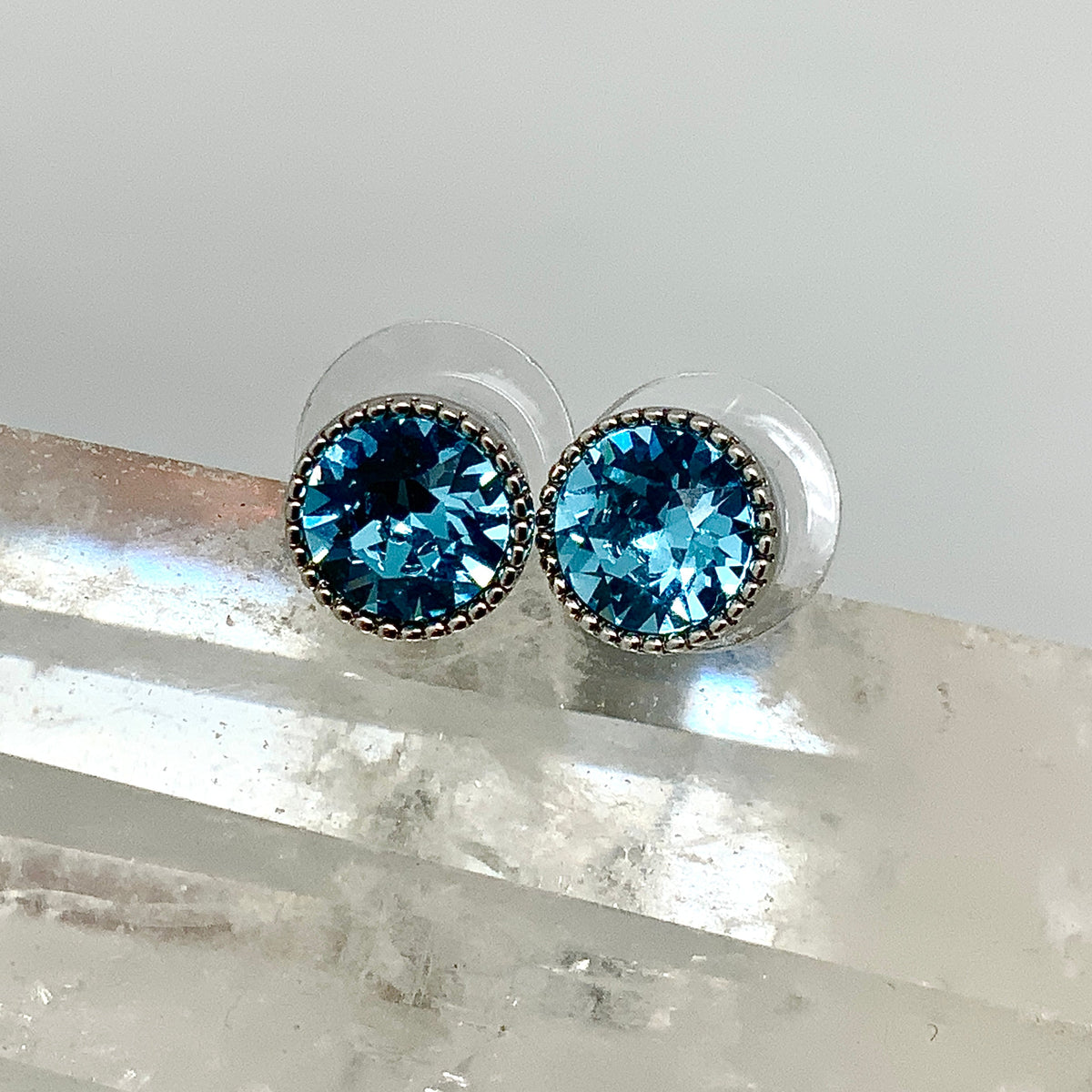 Small Crystal Stud Earrings