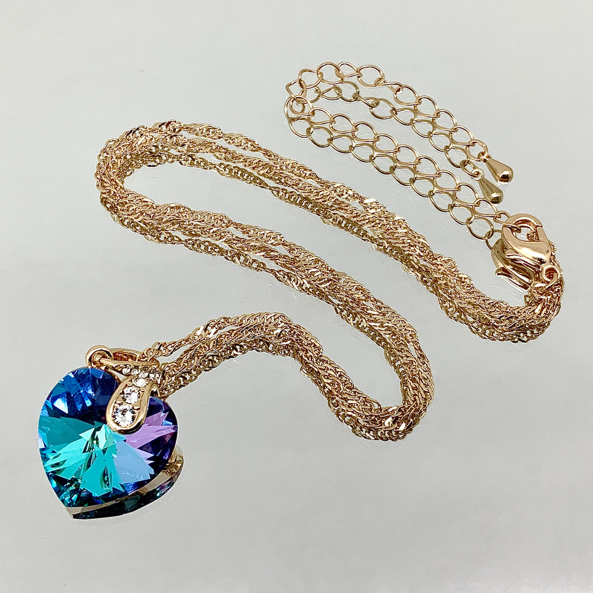 Premium Crystal Heart Set