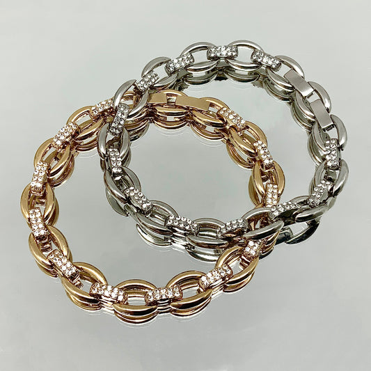 Premium Crystal Link Bracelet