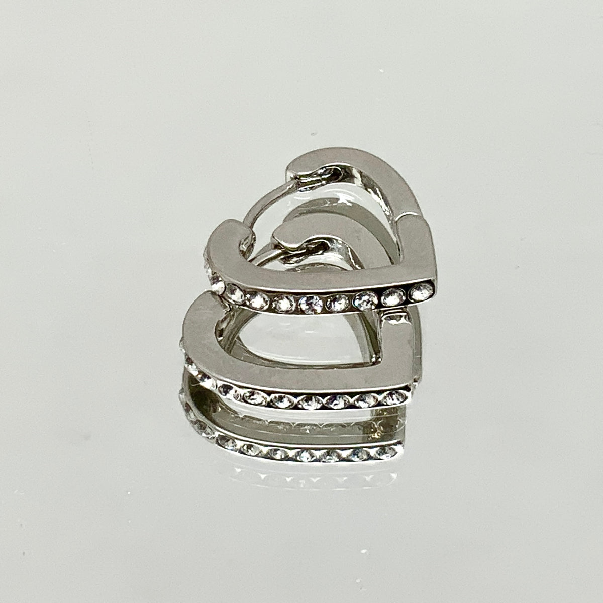 V-Shape Crystal Earrings