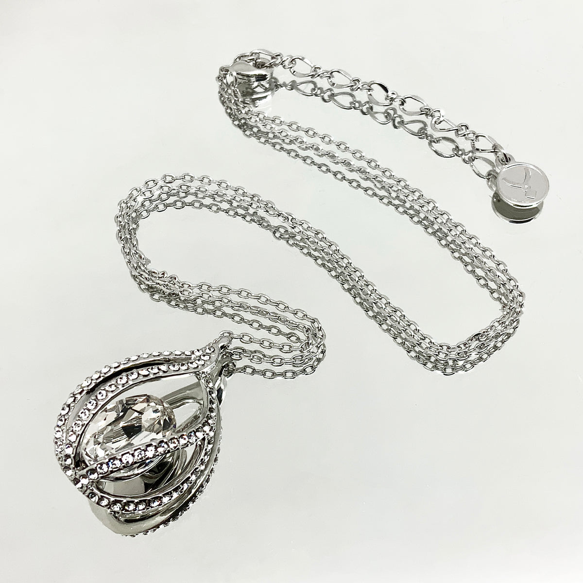 Teardrop Shape Oval Crystal Set