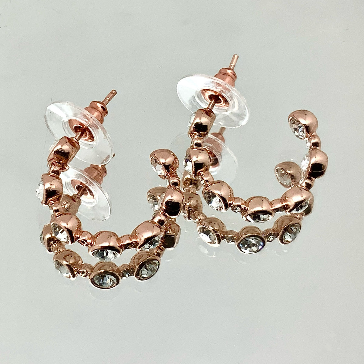 Bubble Crystal Cluster Earrings