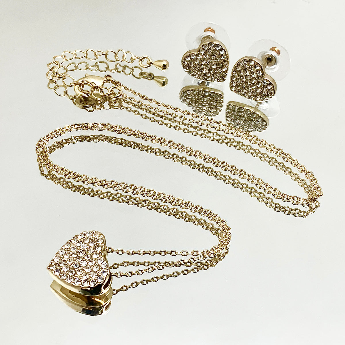 Premium Crystal Heart Set