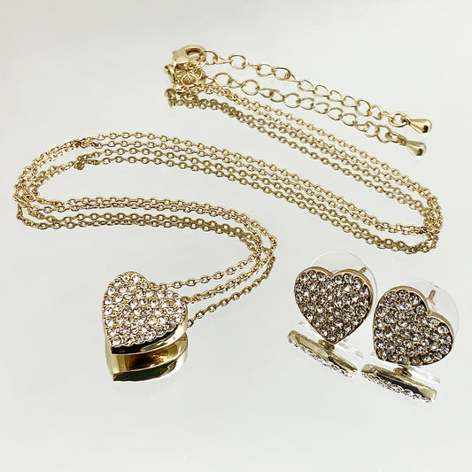 Premium Crystal Heart Set