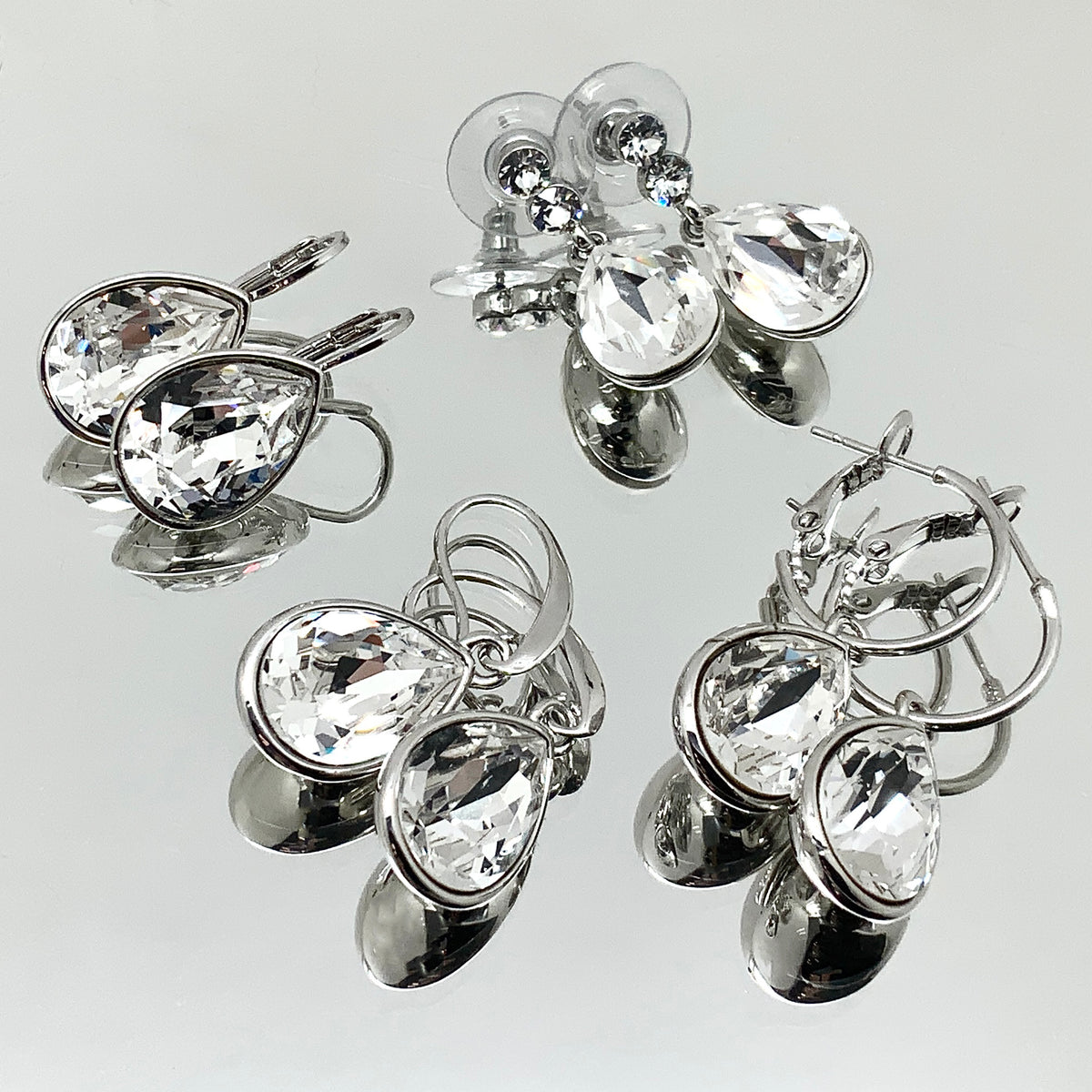 Teardrop Crystal Earrings