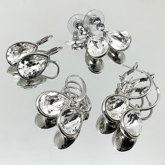 Teardrop Crystal Earrings